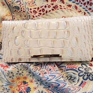 Brahmin ady wallet. Beige / cream color.